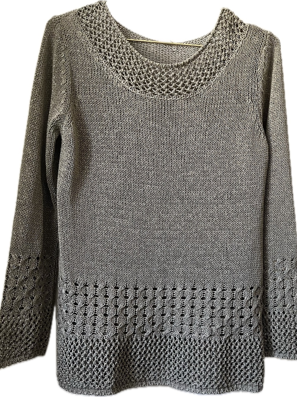 Betty Barclay knit pullover light olive M
